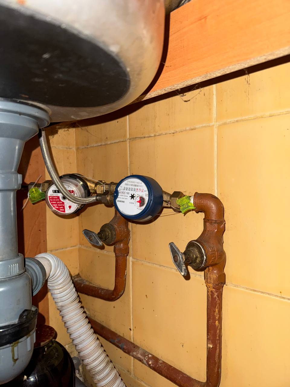 Замына лічильника води